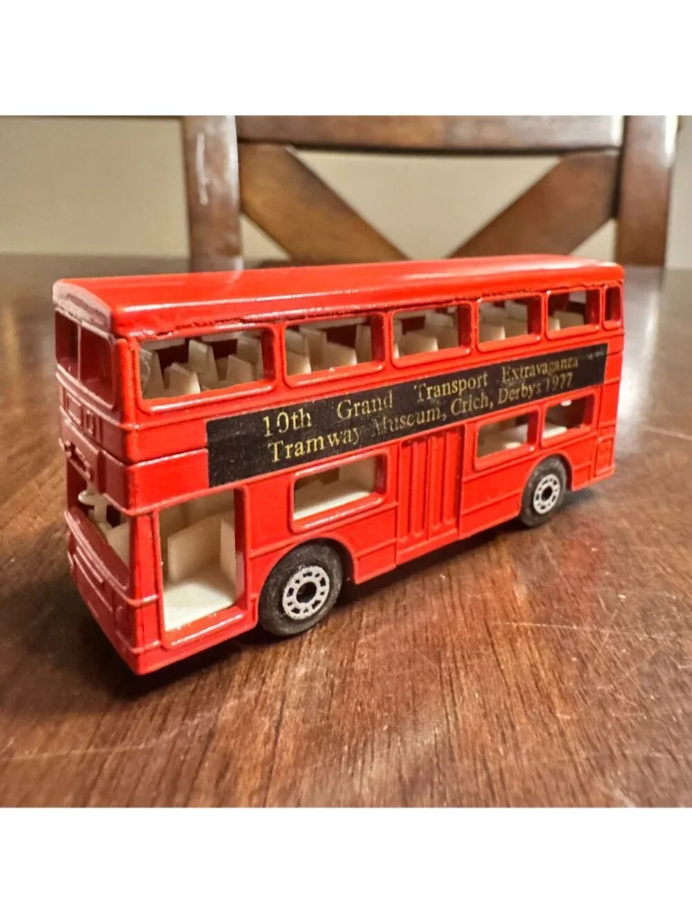 Vintage Matchbox 1972 Red Double Decker Bus 